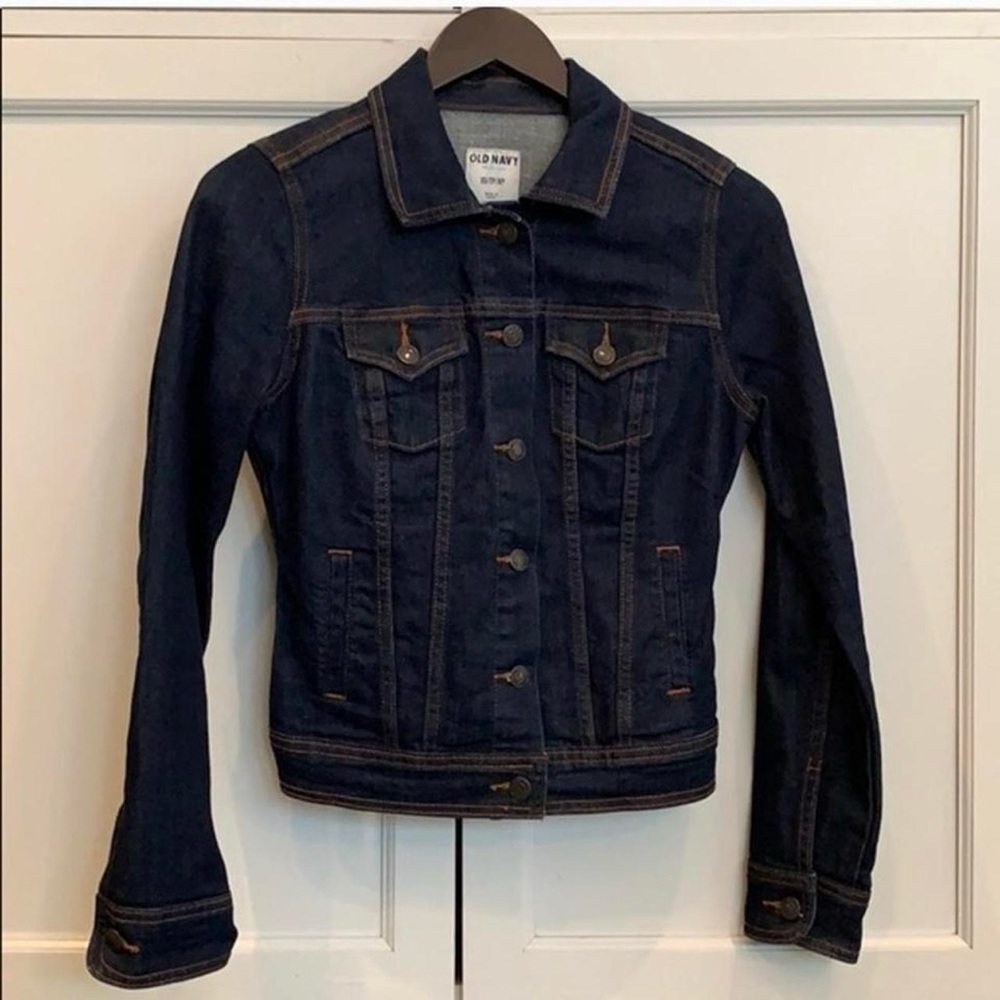 Dark wash jean jacket